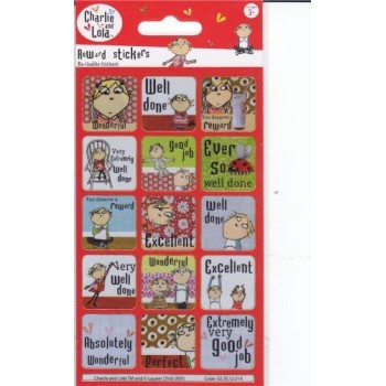 Charlie & Lola - Reward Sticker Pack (Stickers Only) Reusable {Sticker Style}