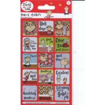 Charlie & Lola - Reward Sticker Pack (Stickers Only) Reusable {Sticker Style}