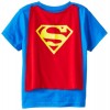 DC Comics Toddler costume Superman Logo Caped Tee, Blue, 2T