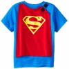 DC Comics Toddler costume Superman Logo Caped Tee, Blue, 2T