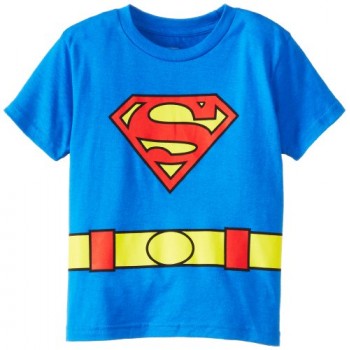 DC Comics Toddler costume Superman Logo Caped Tee, Blue, 2T