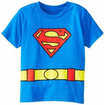 DC Comics Toddler costume Superman Logo Caped Tee, Blue, 2T