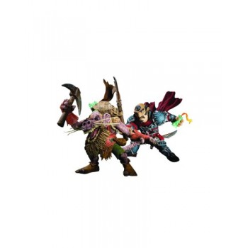 DC Unlimited World of Warcraft Series 8: Gnome Rogue: Brink Spannercrank vs. Kobold Miner: Snaggle Action Figure 2-Pack