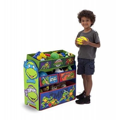 Delta Children Multi Bin Toy Organizer, Nickelodeon Ninja Turtles