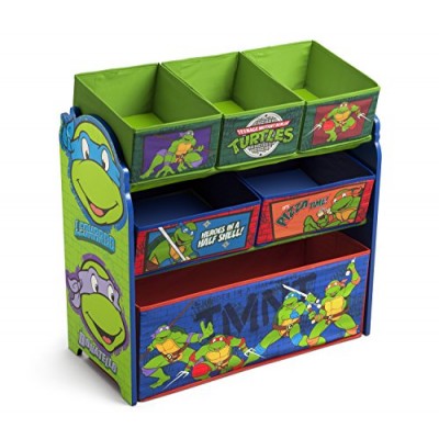 Delta Children Multi Bin Toy Organizer, Nickelodeon Ninja Turtles