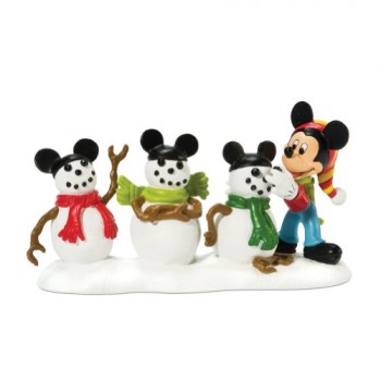 Department 56 Disney Village Accessory Figurine, The 3 Mouseketeers