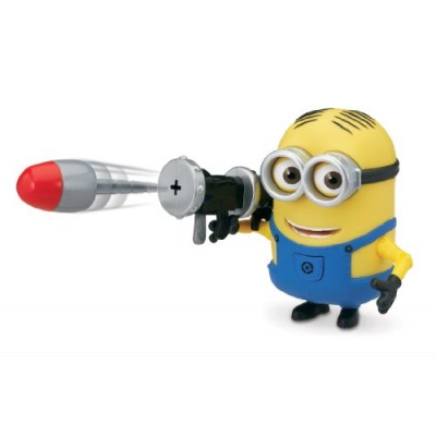 Despicable Me Dave Deluxe Action Figure with Rocket Launcher