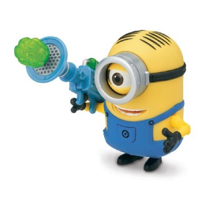 Despicable Me Stuart Deluxe Action Figure with Fart Dart Launcher