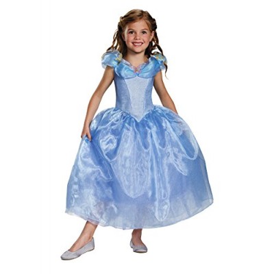 Disguise Cinderella Movie Deluxe Costume, X-Small (3T-4T)