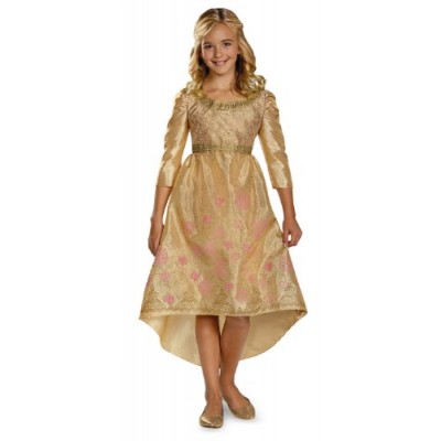 Disguise Disney Maleficent Movie Aurora Coronation Gown Girls Classic Costume, Medium/7-8