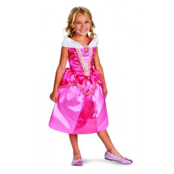 Disguise Disney Sleeping Beauty Aurora Sparkle Classic Girls Costume, 4-6X
