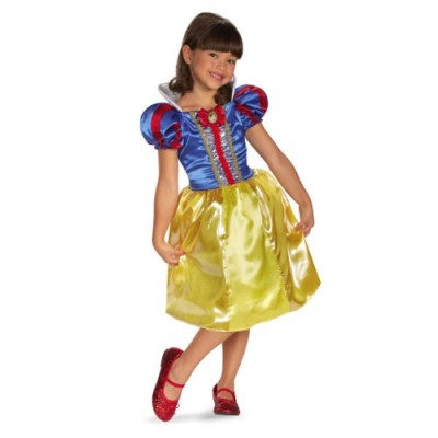Disguise Disney Snow White Sparkle Classic Girls Costume, 4-6X