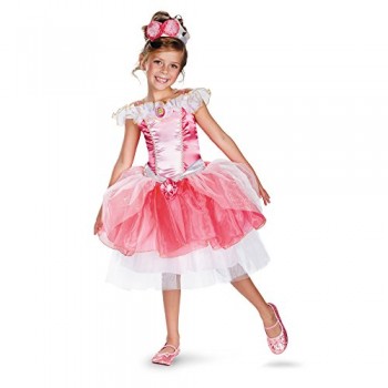 Disguise Girl's Disney Sleeping Beauty Aurora Tutu Prestige Costume, 3T-4T