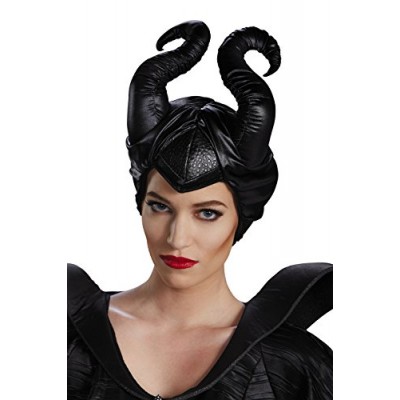 Disguise Women's Disney Maleficent Movie Horns Costume Accessory, Black, Adult