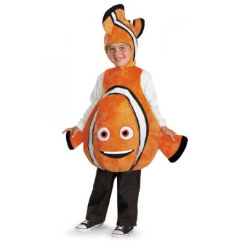 Disney Finding Nemo Costume, Orange/Black, size S/P(4-6)