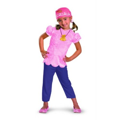 Disney Jake And The Neverland Pirates Izzy Classic Costume, Pink/Purple, Toddler size 2T