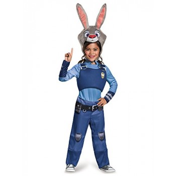 Disguise Judy Hopps Classic Zootopia Disney Costume, Small/4-6X