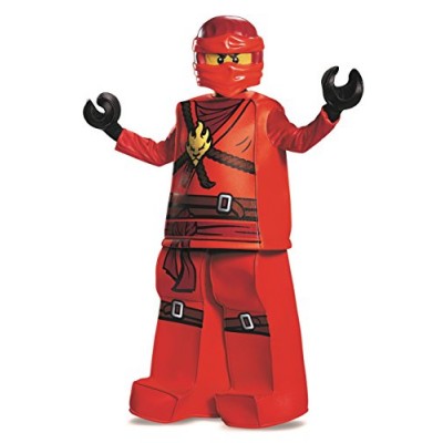 Disguise Kai Prestige Ninjago LEGO Costume, Medium/7-8