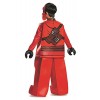 Disguise Kai Prestige Ninjago LEGO Costume, Medium/7-8