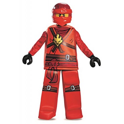 Disguise Kai Prestige Ninjago LEGO Costume, Medium/7-8