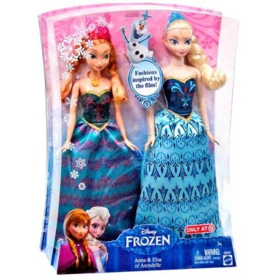 Disney Frozen Anna & Elsa Fashion Doll 2-Pack Limited Distribution