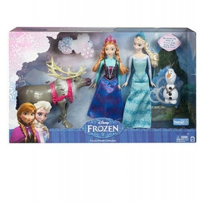 Disney Frozen Exclusive Doll Set Friends Collection [Anna, Elsa, Olaf & Sven]