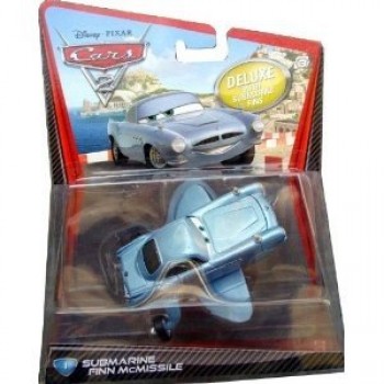 Disney / Pixar CARS 2 Movie 155 Die Cast Car Oversized Vehicle #1 Submarine Finn McMissile