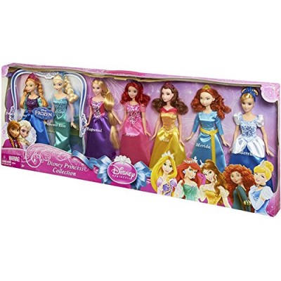Disney Princess Royal Doll Collection 7-Pack