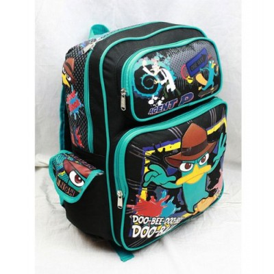 16" Phineas and Ferb Doo Bee Doo Bee Large Backpack-tote-bag-school