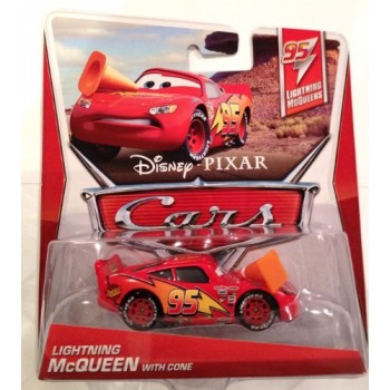 Cars 95 Lightning McQueens Lightning McQueen with Cone Die Cast Vehicle