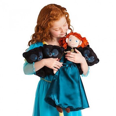 Disney Brave Triplet Harris Cub plush toy- curious brother - Mini 7 inch bear