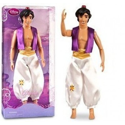 Disney Classic Prince Aladdin Doll in Peasant Attire -- 12'' H