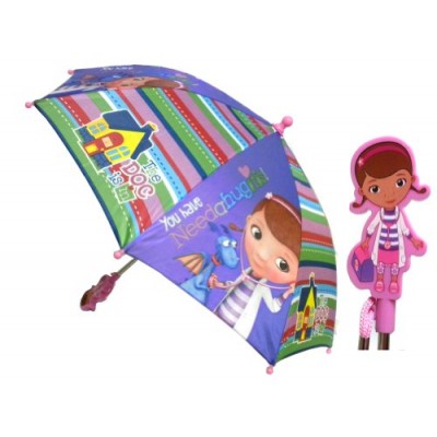 Disney Doc McStuffins Molded Handle Kids Umbrella