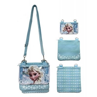 Disney Frozen Elsa Blue Adjustable Strap Messenger Shoulder Cross Purse Bag