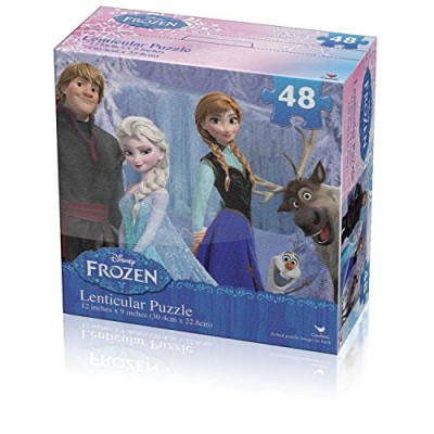 Disney Frozen Lenticular Puzzle (48-Piece) Styles Will Vary