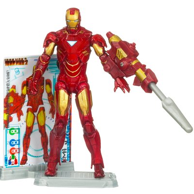 Disney Iron Man Mark VI Iron Man 2 Action Figure -- 4