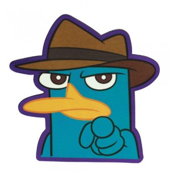 Disney Phineas & Ferb "Agent P" Car Magnet