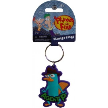 Disney Phineas & Ferb "Agent P" Soft Touch Keyring