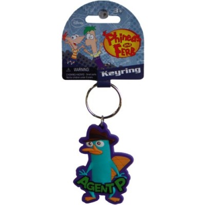 Disney Phineas & Ferb "Agent P" Soft Touch Keyring