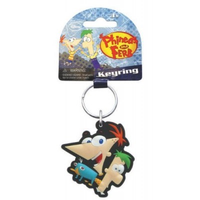 Disney Phineas and Ferb "Group" Laser Cut Keyring