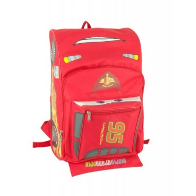 Disney Pixar Cars Lightning Mcqueen 16" backpack Face