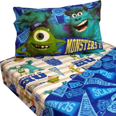 Disney Pixar Monsters University Sheet Set, Twin