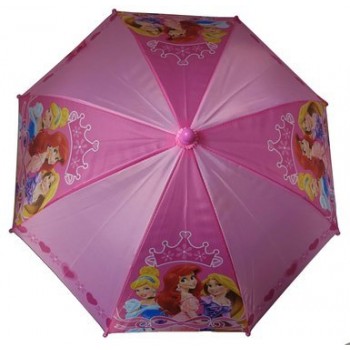 Disney Princess Girl's Purple Umbrella- 3D Handle