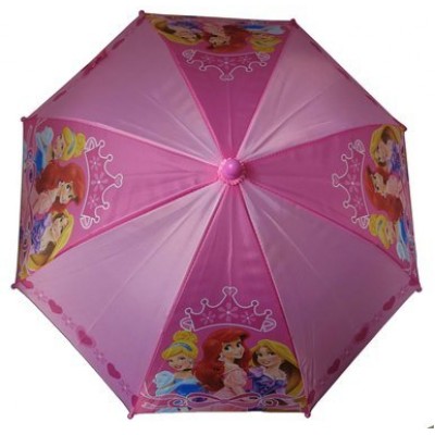 Disney Princess Girl's Purple Umbrella- 3D Handle