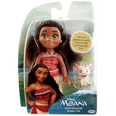 Disney Princess Petite Adventure Moana and Pua Doll