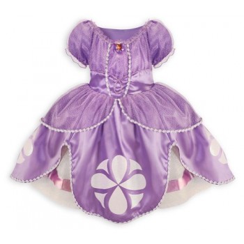 Disney Sofia the First Dress Costume for Girls Small 5 / 6 Sophia