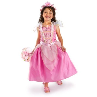 Disney Store Deluxe Aurora Sleeping Beauty Costume Heart Shaped Jewel (M Medium 7-8)