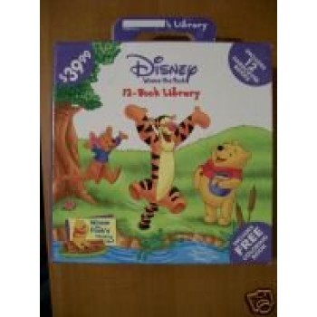 Disney Winnie the Pooh- 12 Book Library Set