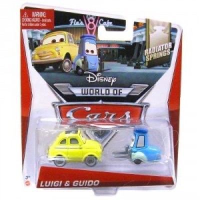 Disney World of Cars, Radiator Springs Die-Cast, Luigi & Guido #3,4/15, 1:55 Scale
