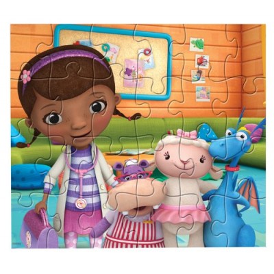 Doc McStuffins Carry and Go Jigsaw Puzzle in Bags, 3-Pack